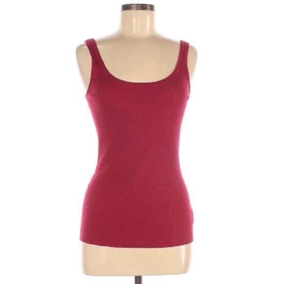 Michael Kors collection cashmere ribbed tank sz M - Picture 1 of 6